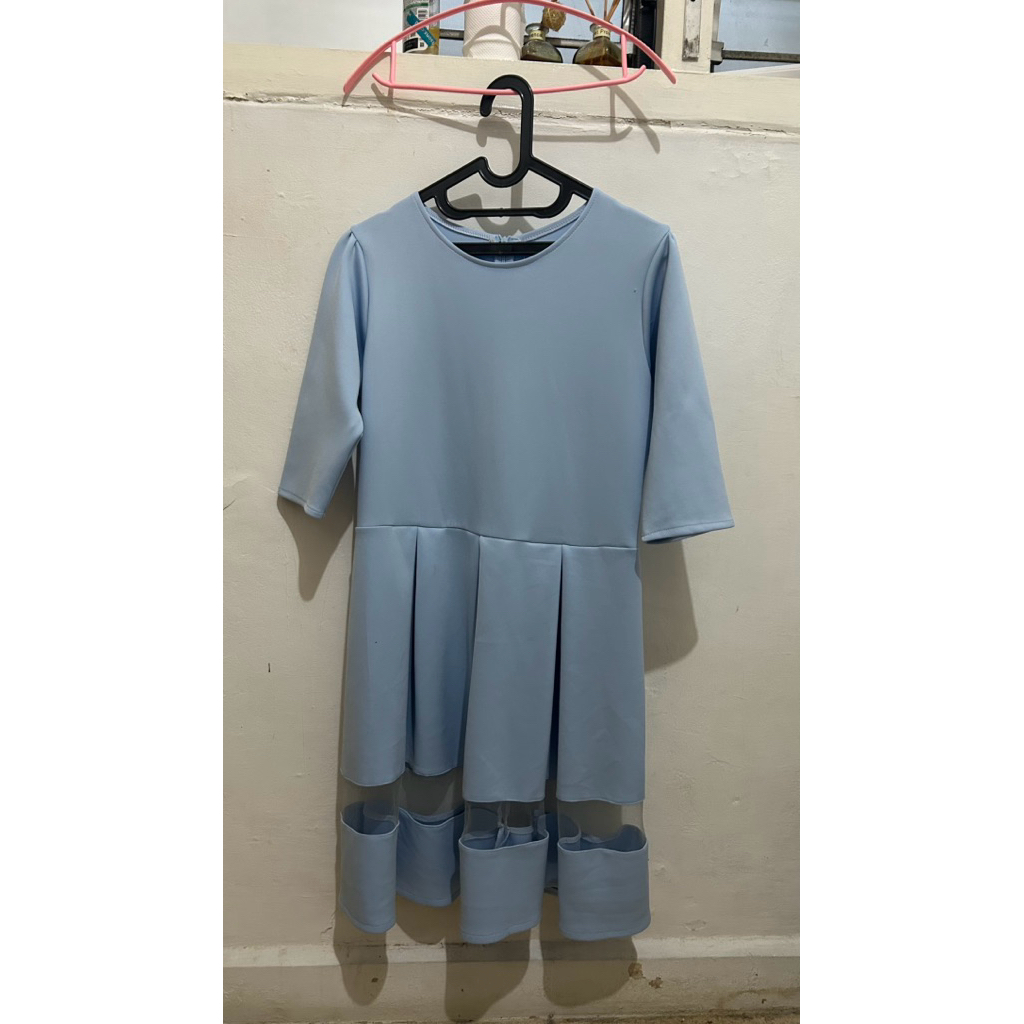 DRESS SCUBA PANJANG (Preloved)