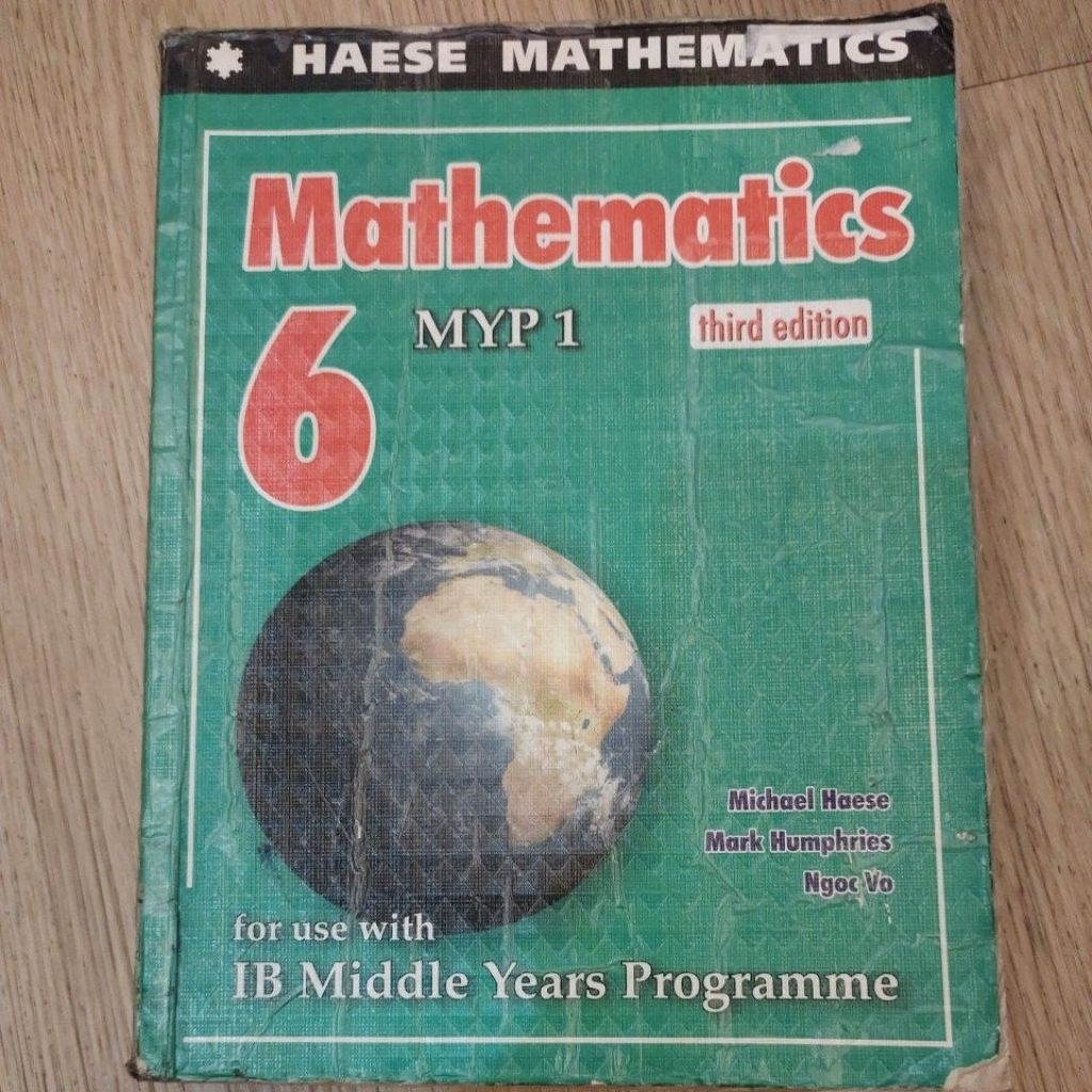 Haese Mathematics 6_MYP 1_Third edition