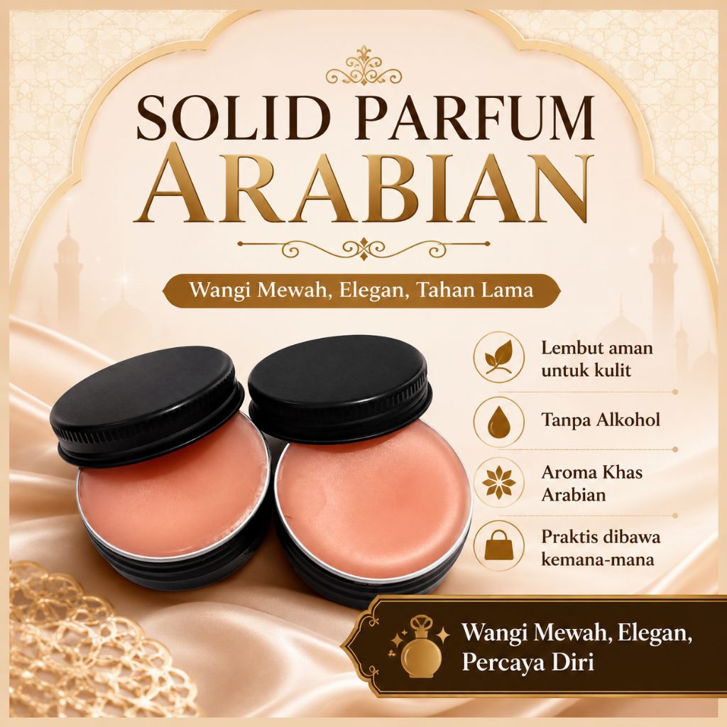 SOLID PARFUM AROMA ROSE OUD ARABIAN