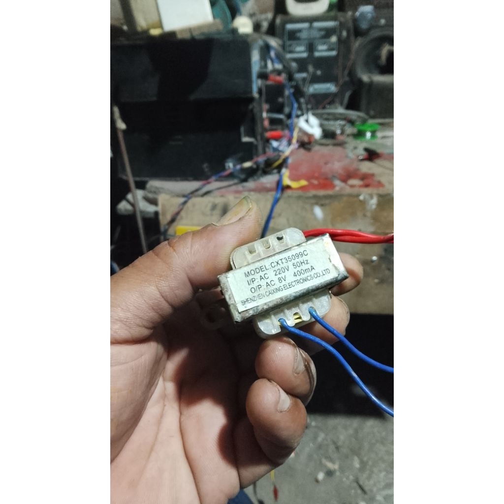 trafo 8 volt copotan radio asastron normal siap pakai