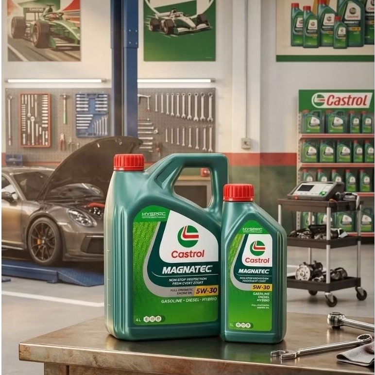 Oli Mobil Castrol MAGNATEC 5w-30  HYSPEC Kemasan 5 Liter Original | Oli Mobil