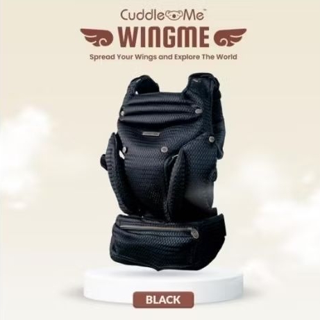 PRELOVED | CUDDLEME GENDONGAN SSC PREMIUM WINGME CARRIER - BLACK