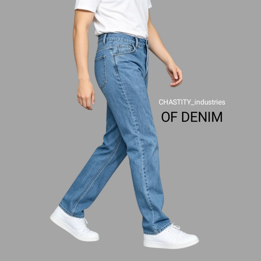 CHASTITY Celana Jeans Pria Panjang