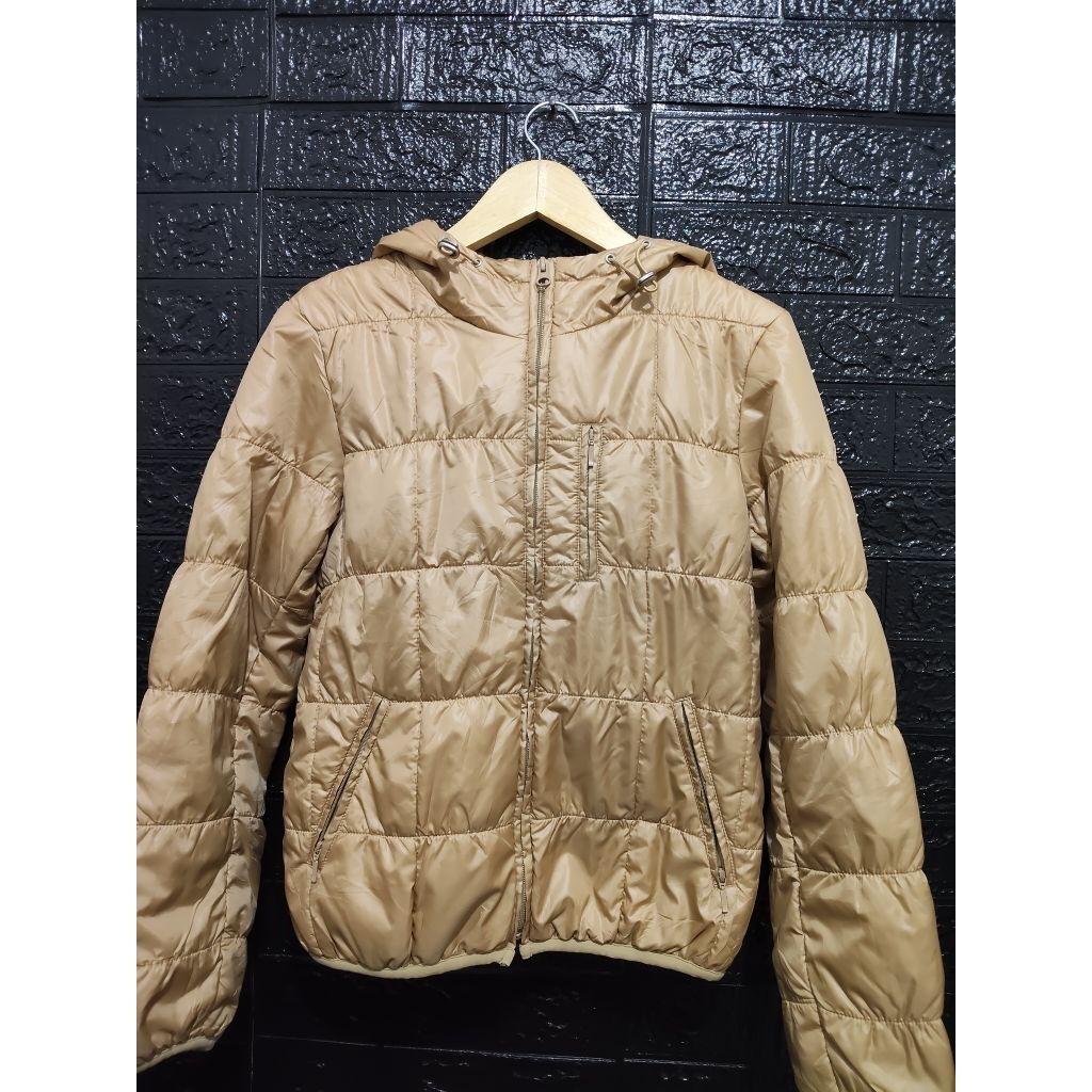 Jaket Puffer Hoodie Uniqlo