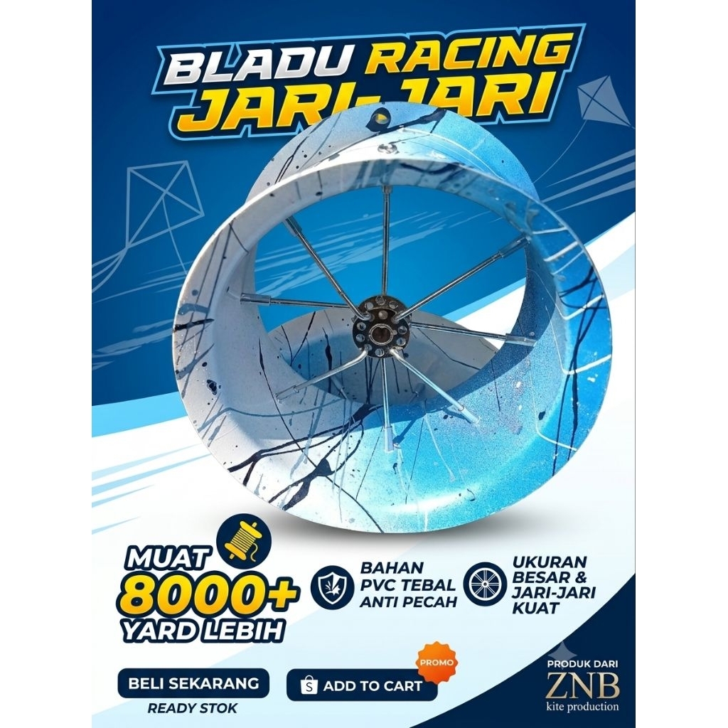 Bladu jari jari,Bladu ruji,Bladu kenur racing warok/Bladu pengulung benang layangan murah grosir dan