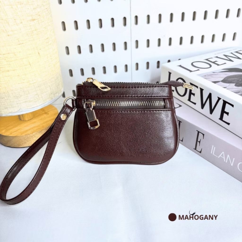 Zoya Pouch Coin mini free tali handbag 2 ziper