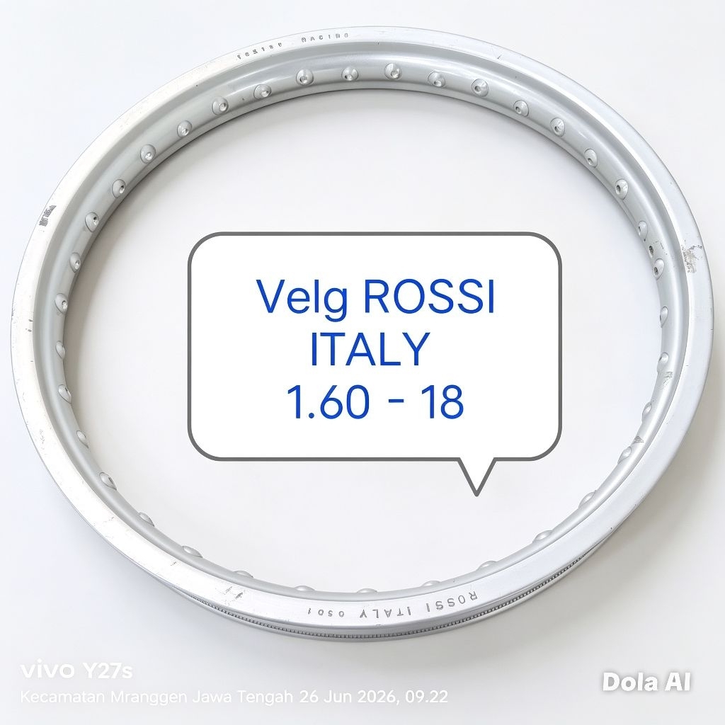 velg Rossi ITALY 1.60 - 18 Silver