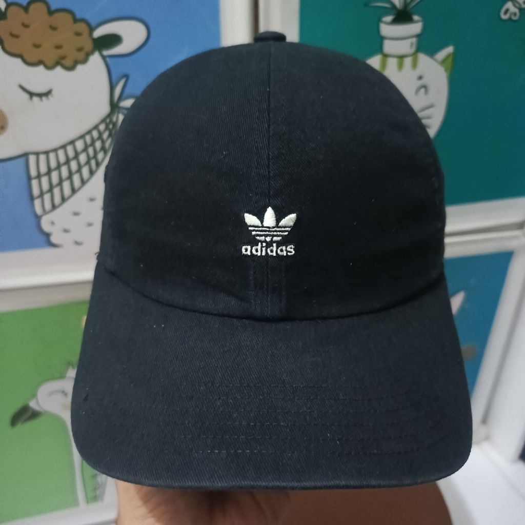 AllSize | Topi Caps Adidas Bunga Trefoil "Small Logo" air hole besi logo