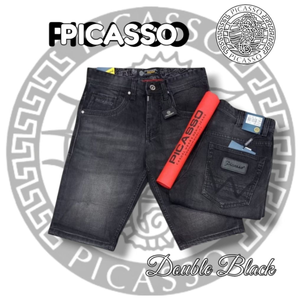 Celana Pendek Jeans Pria PICASSO ORIGINAL