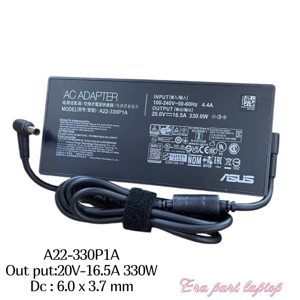 Adaptor Charger Power Supply ASUS ROG Strix Scar 16 17 18 ASUS Strix G16 G17 G18 G634JY G634JZ G733P