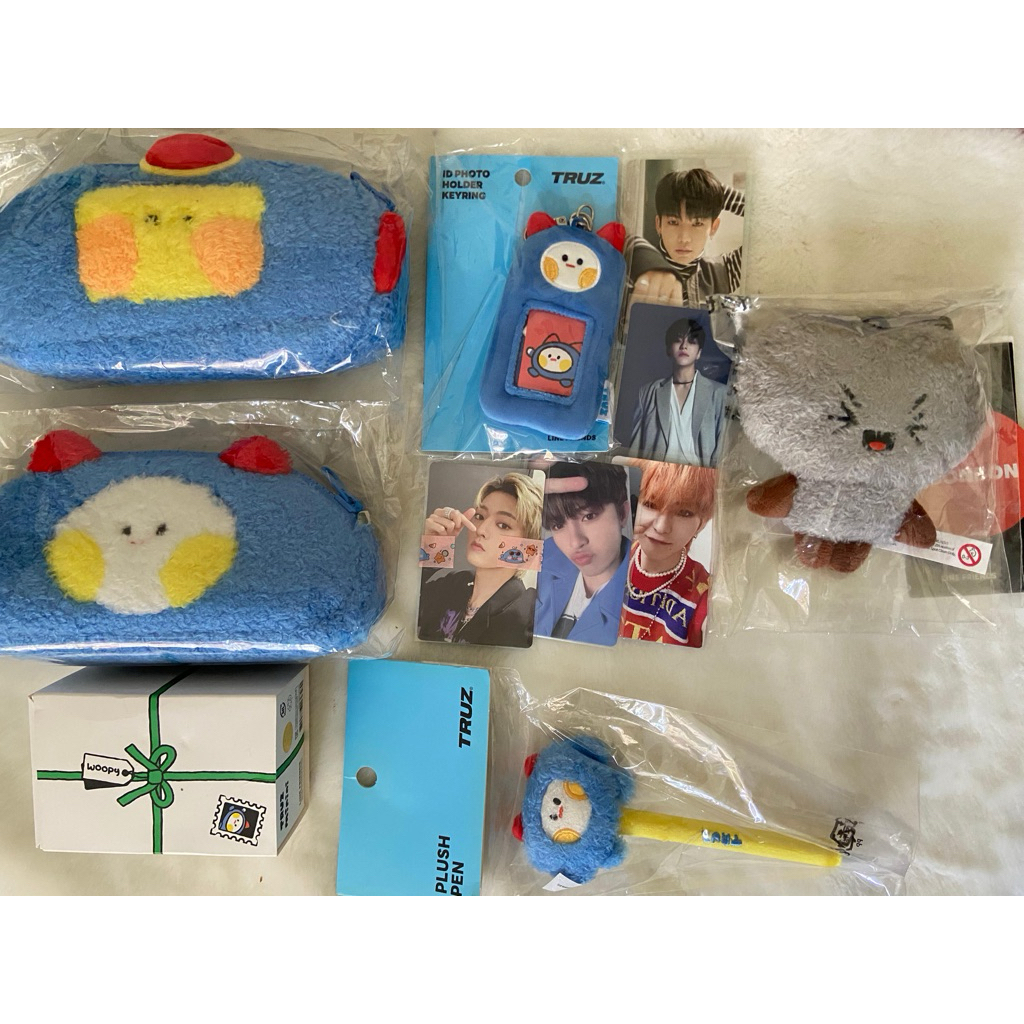 TRUZ PENCIL POUCH CASE HIKUN WOOPY SEALED FREE PHOTOCARD TREASURE