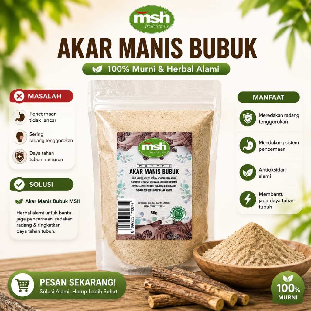 Akar Manis Bubuk
