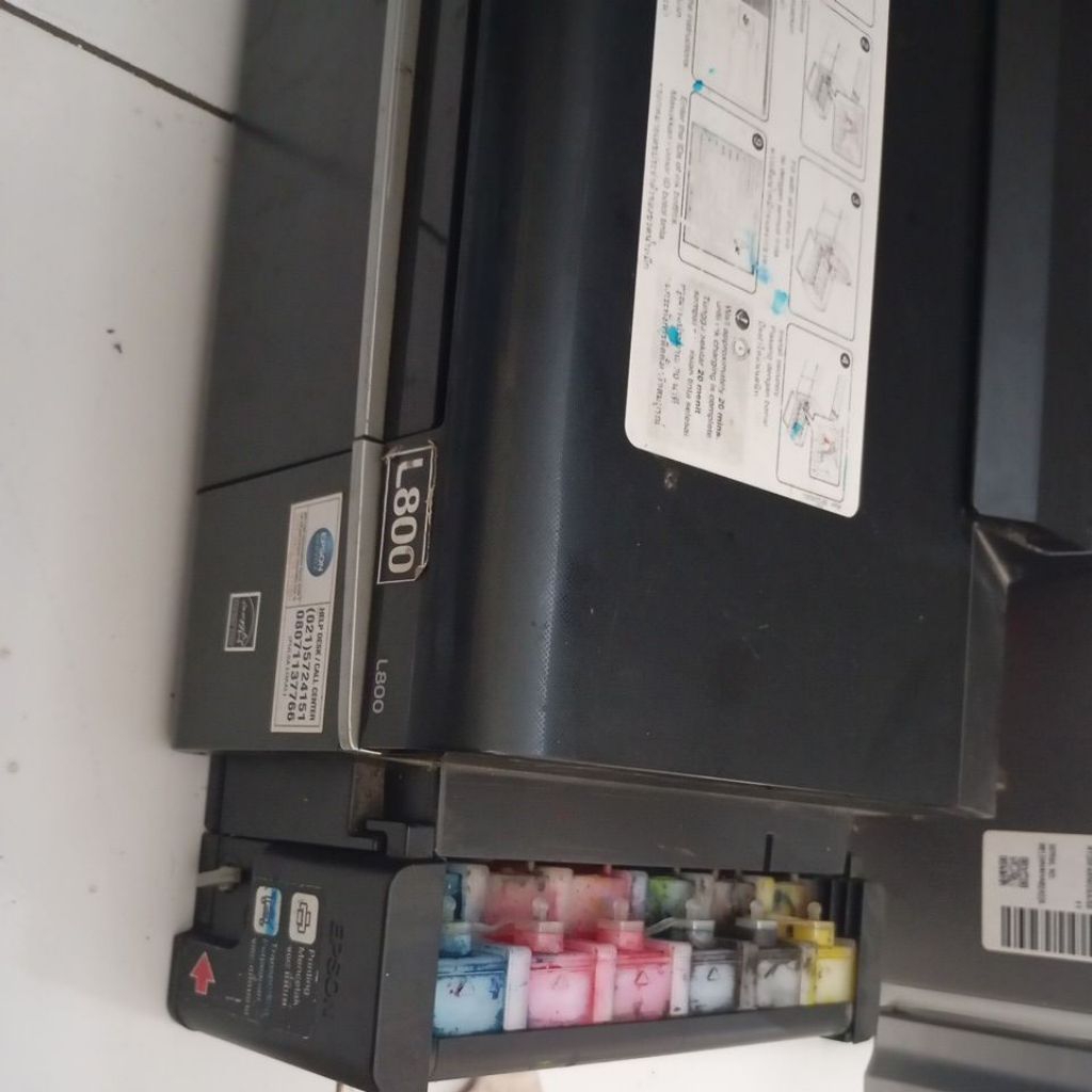 L800 Epson printer blinking