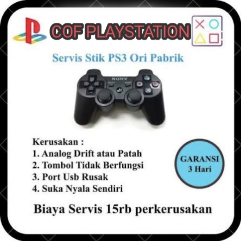 jasa servis stik ps3 ps4