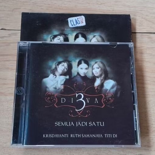 CD 3 DIVA - Semua Jadi Satu, KRISDAYANTI, RUTH SAHANAYA, TITI DJ, (Mulus)