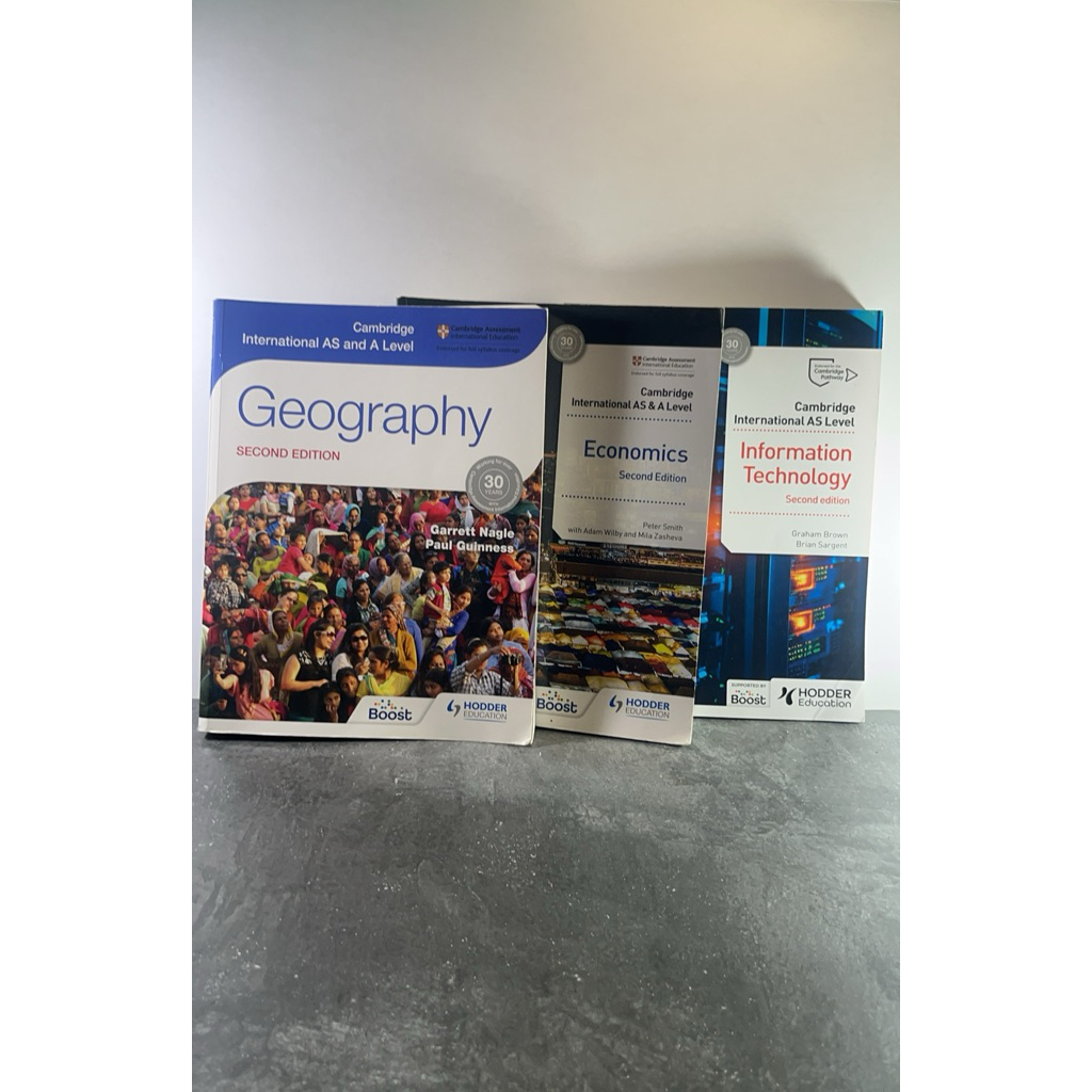 Buku Cambridge International AS and A Level, Geography, Ecomics, Information Technology, Second Edit