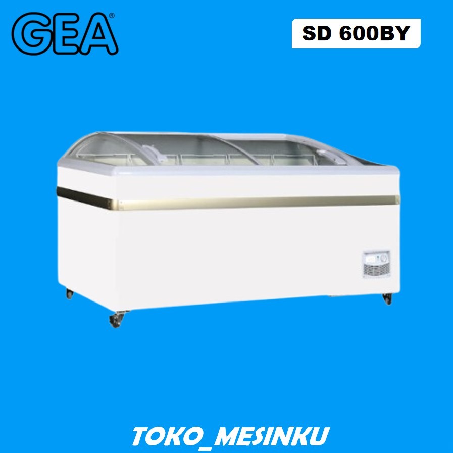 GEA SD 600BY FREEZER  SLIDING CURVE GLASS