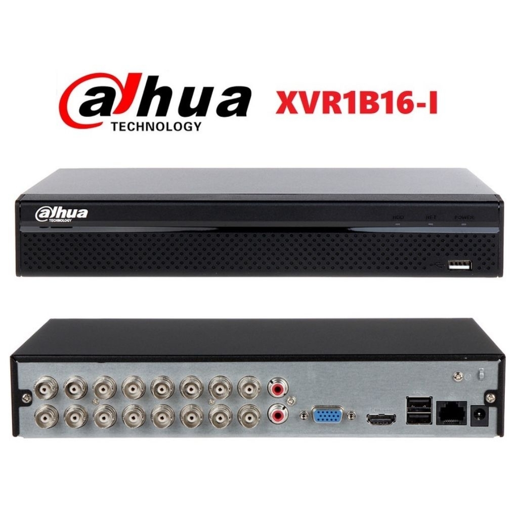 DVR DAHUA 16 CHANNEL DH-XVR16-I/T 2MP SUPPORT CCTV TWO WAY AUDIO GARANSI RESMI