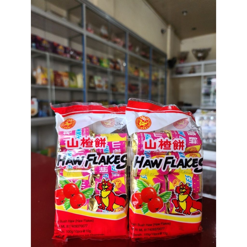Manisan Buah Haw Flakes Mini 10 Pcs - Halal dan Lezat