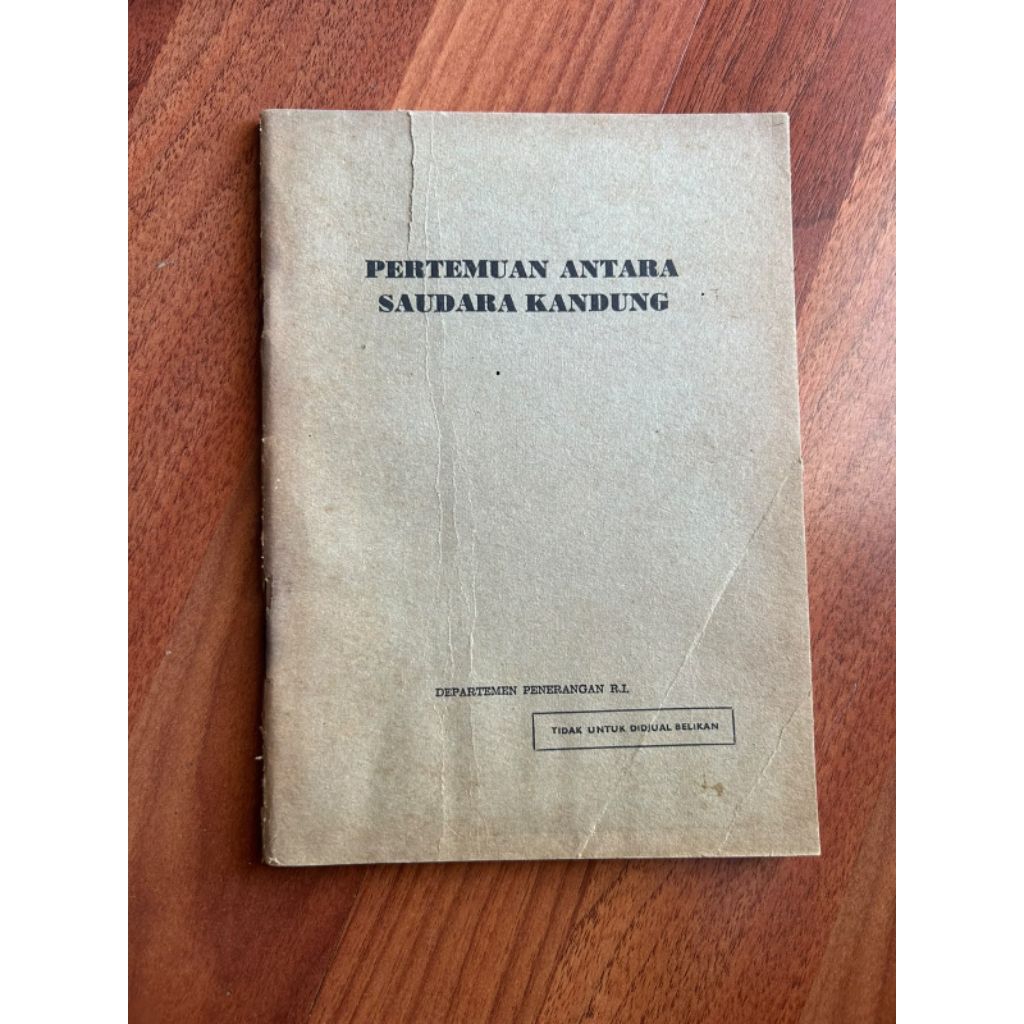 Buku pidato Soekarno - pertemuan antara saudara kandung