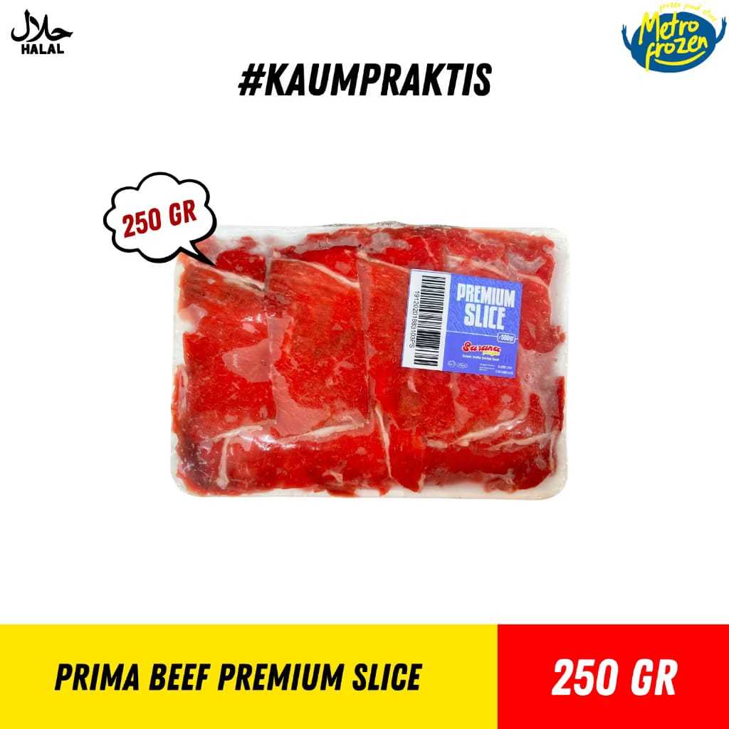 SARANA Beef Premium Slice 250gr //daging sapi tanpa lemak //daging slice