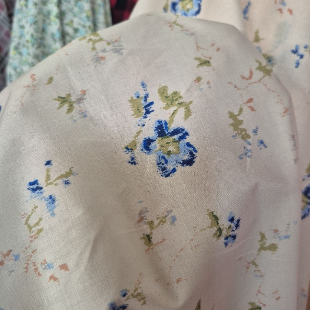 KAIN KATUN MOTIF- KAIN KATUN POPLIN PREMIUM MOTIF SISA GARMENT - KAIN KATUN MOTIF HARGA PERSETENGAH 