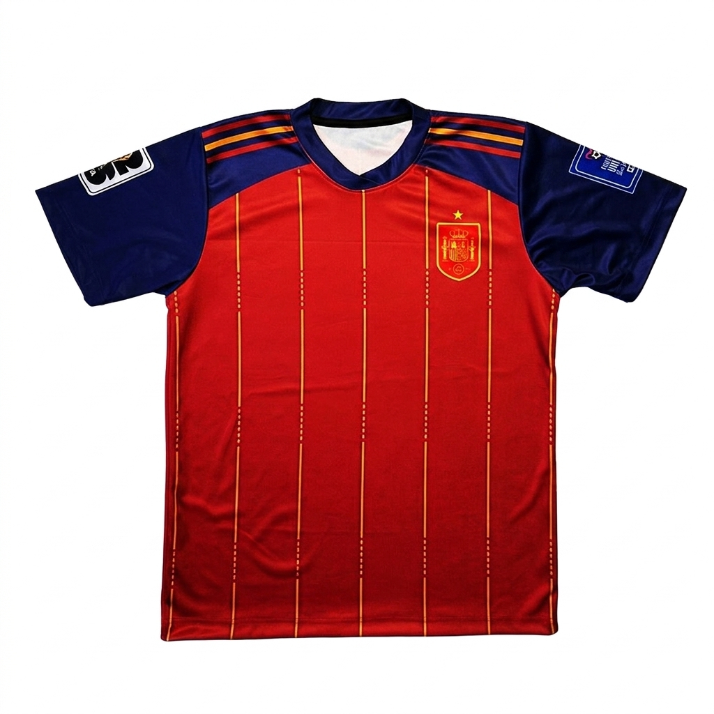 SPAIN HOME FANTASY OFFICIAL // JERSEY STREETWEAR BLOKECORE // JERSEYCASUAL // STREETWEAR // REGULAR 