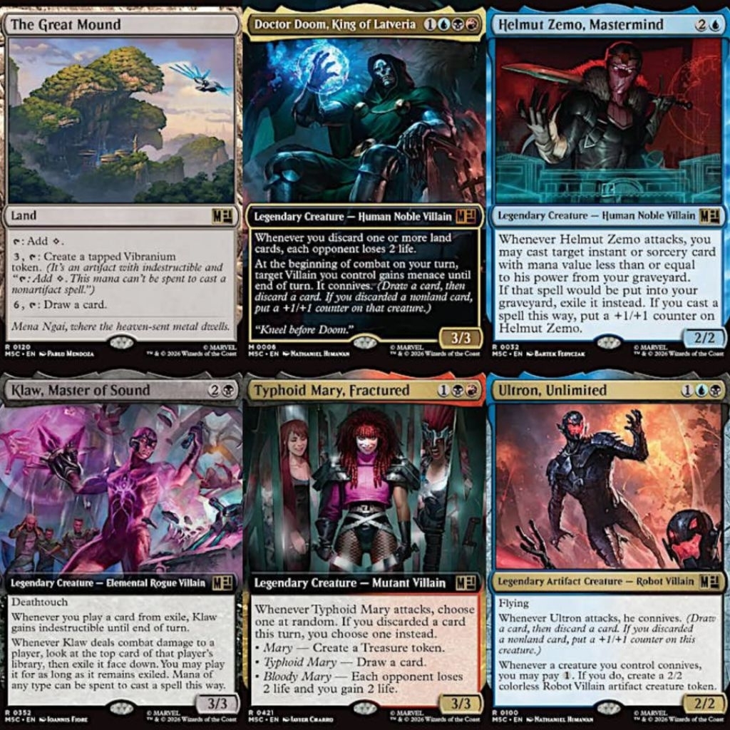 Marvel super heroes commander MSH MSC fantastic four doom prevails wakanda forever avengers assemble