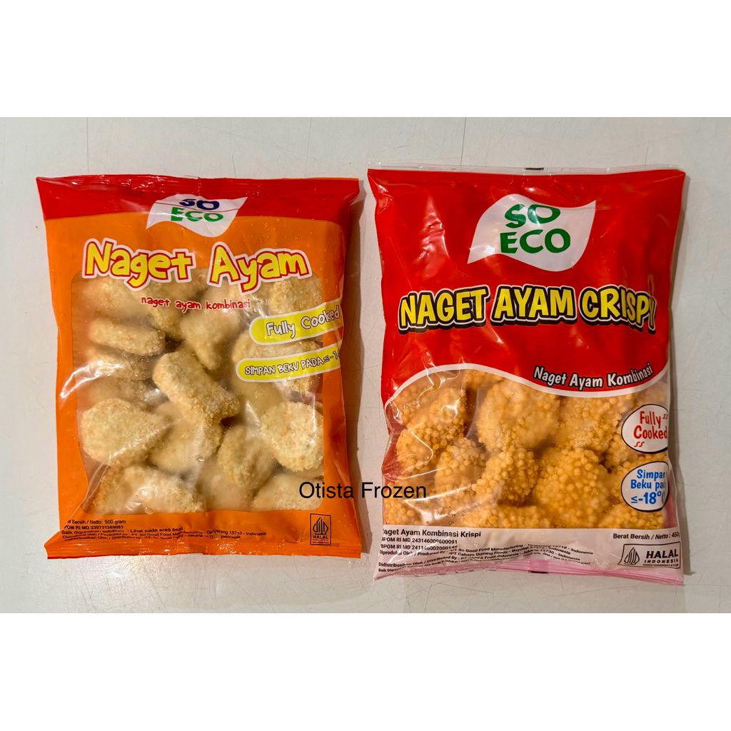 SO ECO NUGET 500 GR / SO ECO NUGGET CRISPY 450 GR / ECO