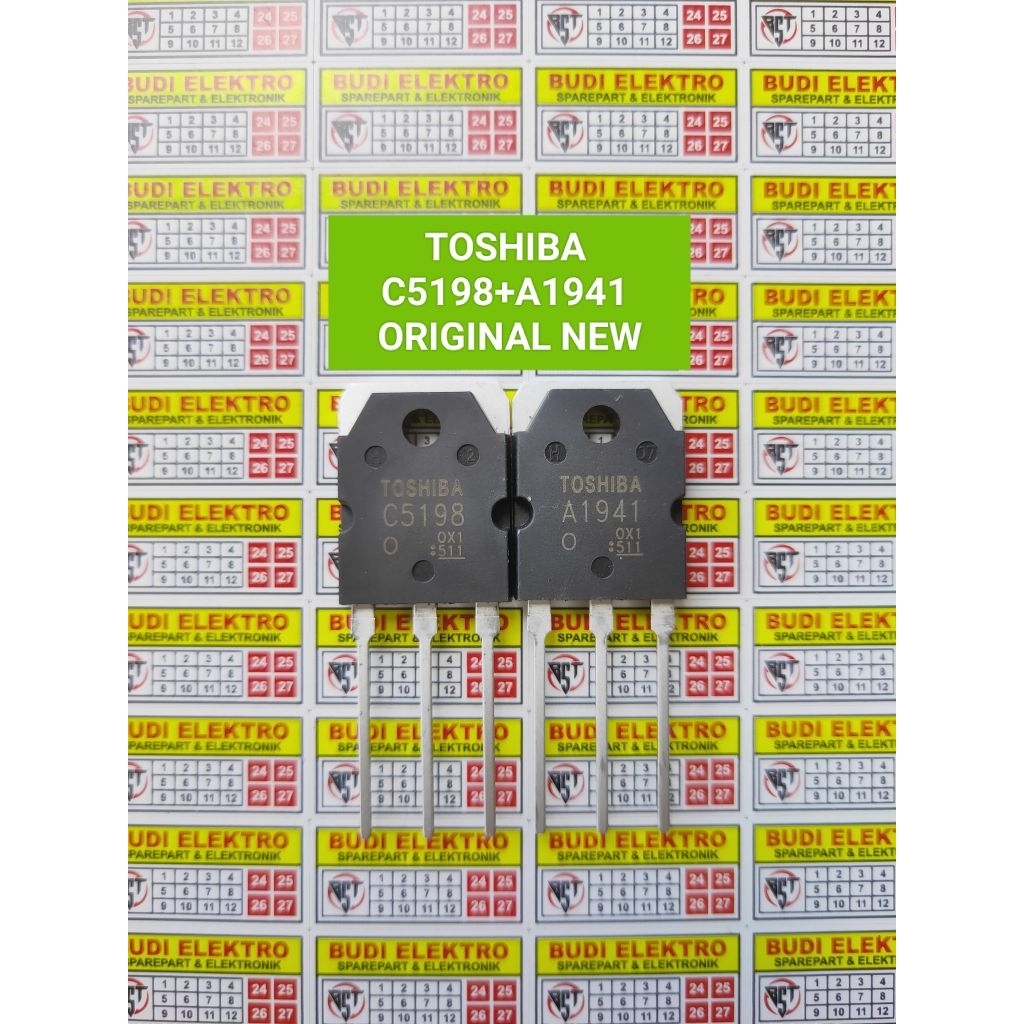TRANSISTOR BARU A1941 C5198 TOSHIBA A1941 C5198 A1941+C5198