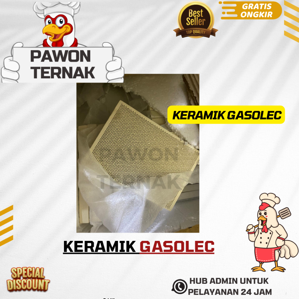 Jual Keramik Gasolec Terbaik Pemanas Kandang Ayam