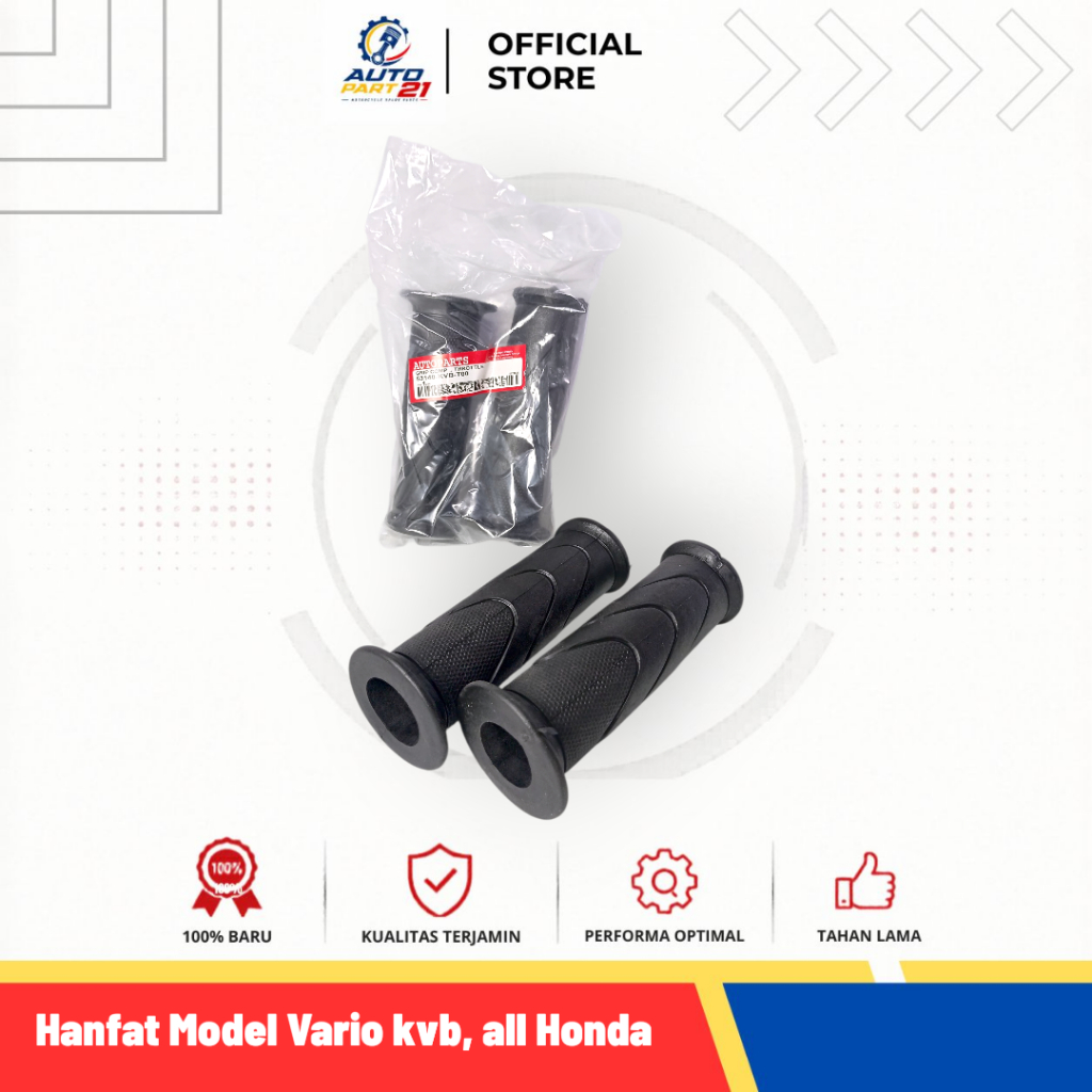 Grip Motor Hand Grip Hangrip Handfat Hitam Model Standart Honda vario kvb Autopart Beat fi Beat old
