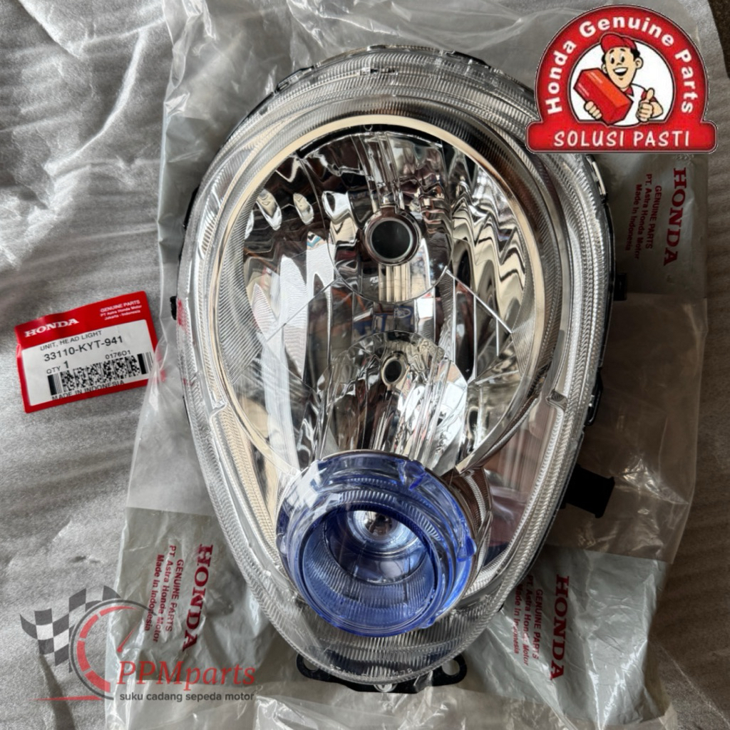33110-KYT-941 reflektor lampu depan Honda Scoopy karbu original honda
