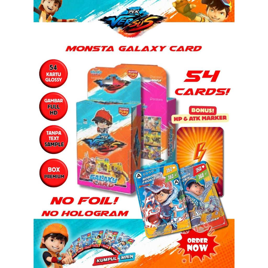 Kartu BoBoiBoy Pek VERSUS isi 54 card (NO FOIL/NO HOLOGRAM)