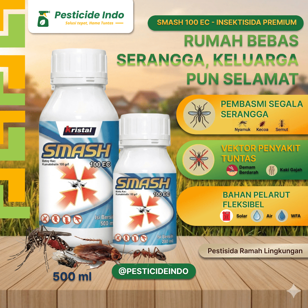 SMASH 100 EC - 500 ml - Pembasmi Serangga