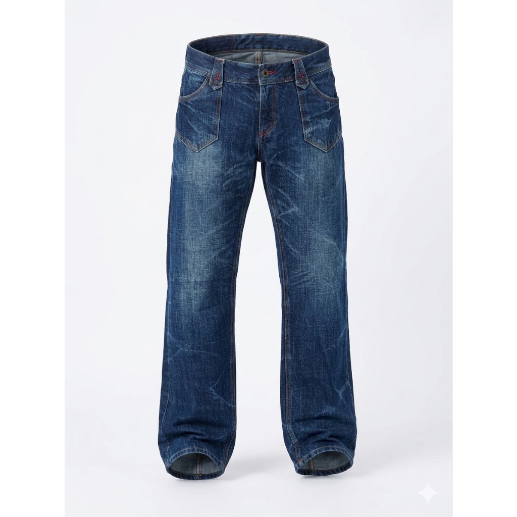 Celana Jeans bekas/second/pl/preloved Denim Levis Unbranded, jeans semi bootcut, jeans fading, denim