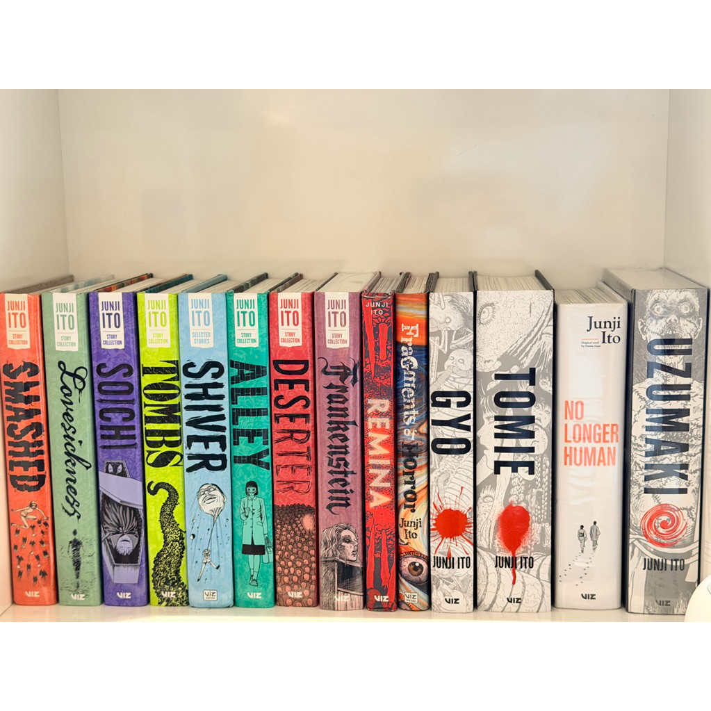 [booked] uzumaki, tombs,gyo junji ito books