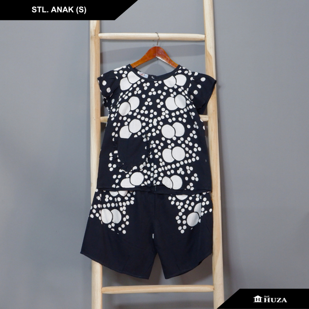Batik Huza Kids Setelan Lengan Pendek Stl Anak (S)