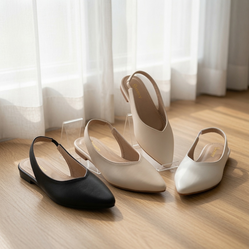 STANCY mules slavina sepatu sandal anak balita perempuan 22-30 premium sol karet