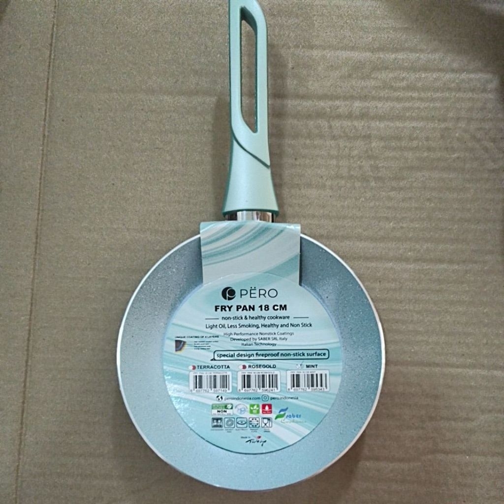 pero fry pan 18cm warna mint