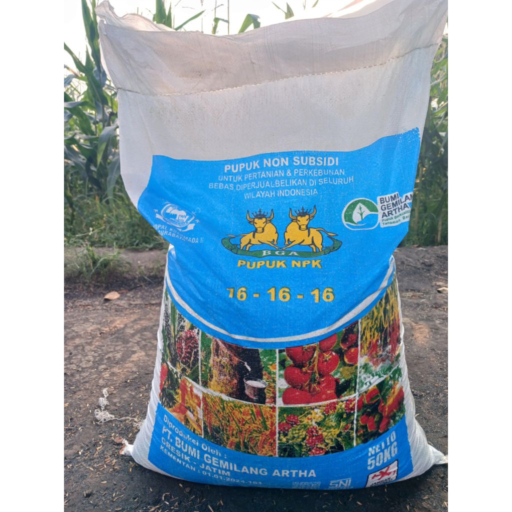 pupuk npk 16 16 16 kemasan 50 kg
