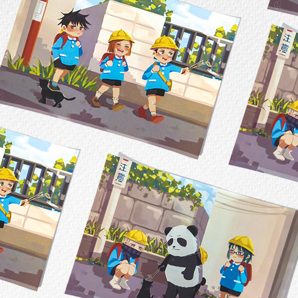Jujutsu Kaisen Artprint Fanmerch by Zuu