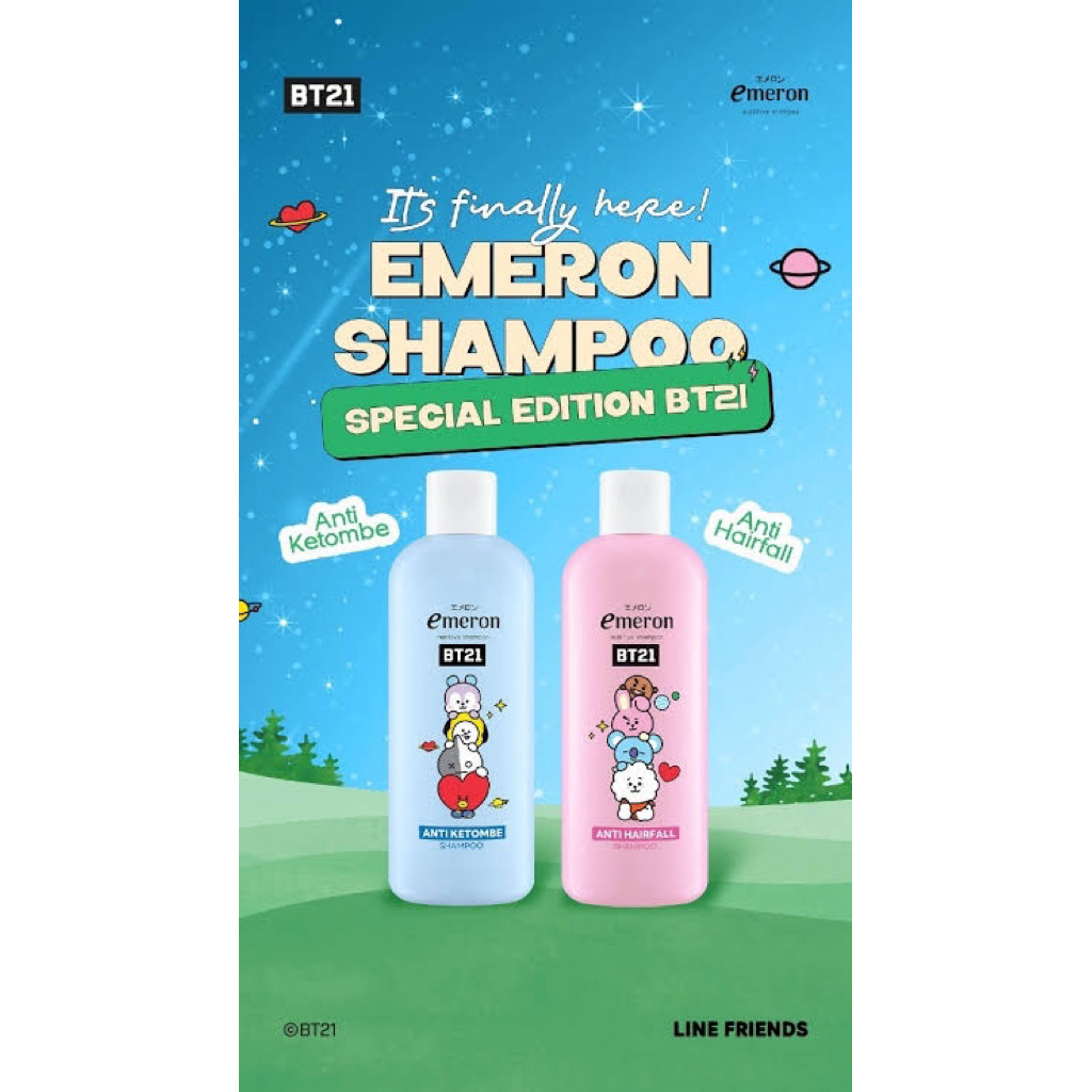 Emeron shampo special edition BT21