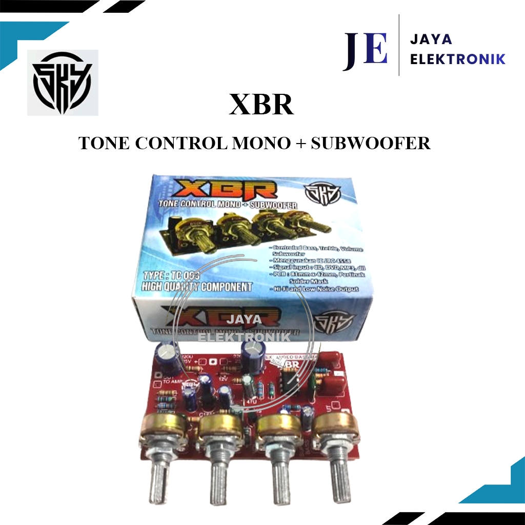 Kit Tone Control Mono DC plus Subwoofer XBR DC SKY