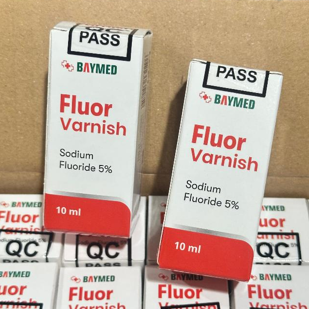 Fluor Varnish 5% Sodium Fluoride 10 mL – Varnish Fluoride Pelindung Email Gigi