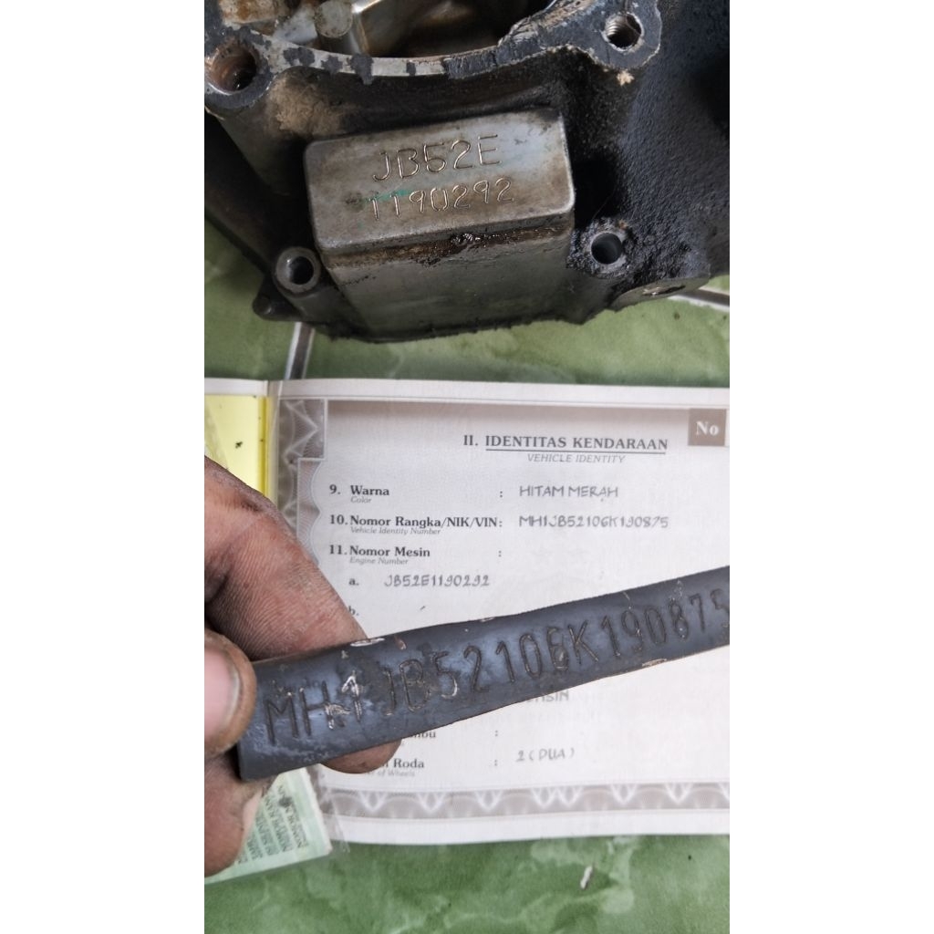Surat Supra 125 set noka nosin lengkap pajak hidup