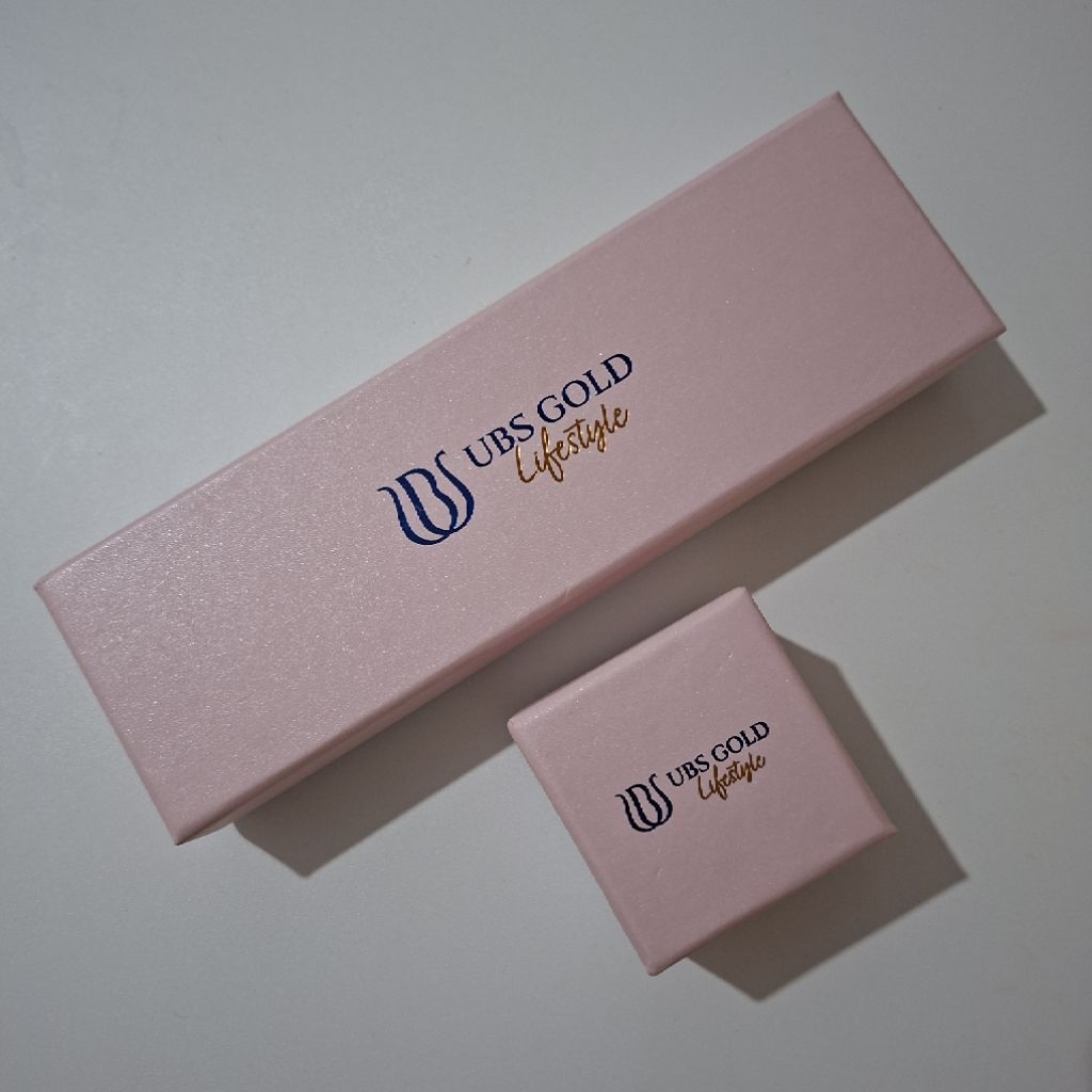 UBS Gold Kotak Cincin Kotak Gelang Kotak Kalung