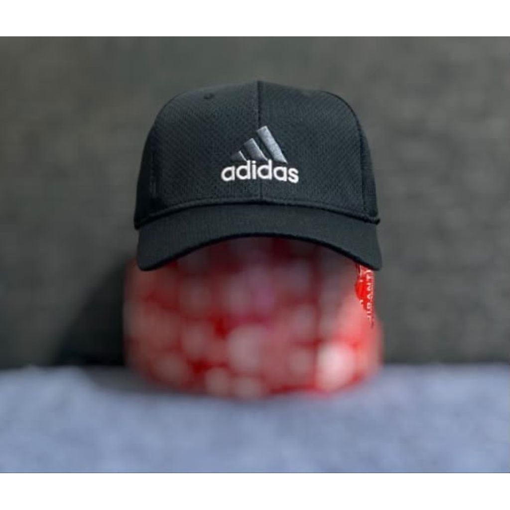 Topi Adidas Original hitam Mesh A-Flex Cap Mulus Second