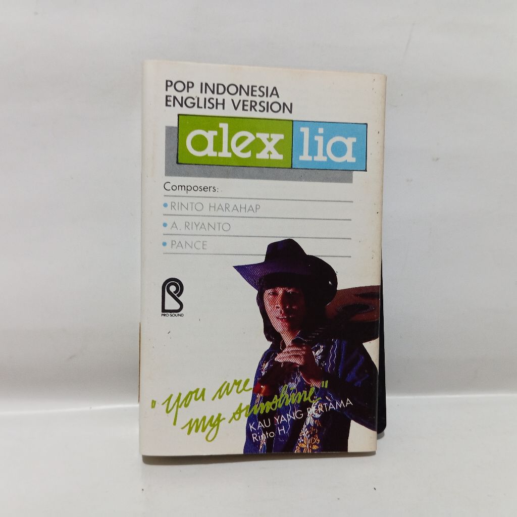 Kaset Alex Lia - Pop Indonesia English Version