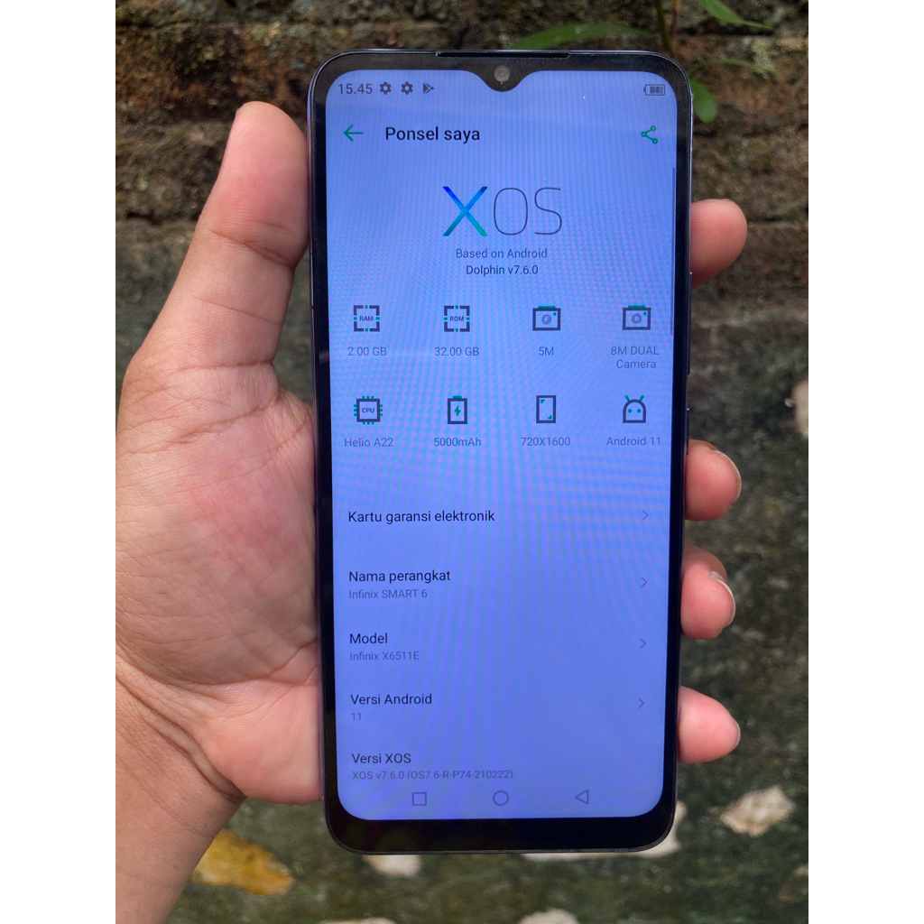infinix smart 6 bekas normal original minus wajar